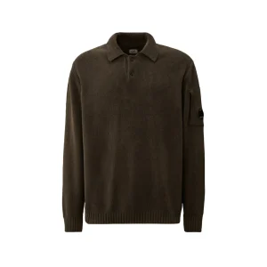 C.P. Company Maglia Polo In Cotone Ciniglia