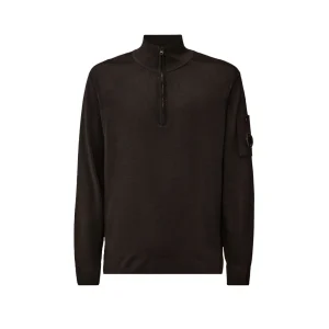 C.P. Company Merino Wool Half Zip Sweater