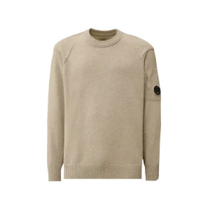 C.P. Company Lambswool Grs Crewneck Lens Sweater