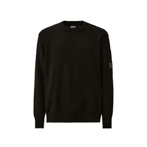 C.P. Company Lambswool Grs Crewneck Lens Sweater