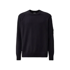 C.P. Company Lambswool Grs Crewneck Lens Sweater