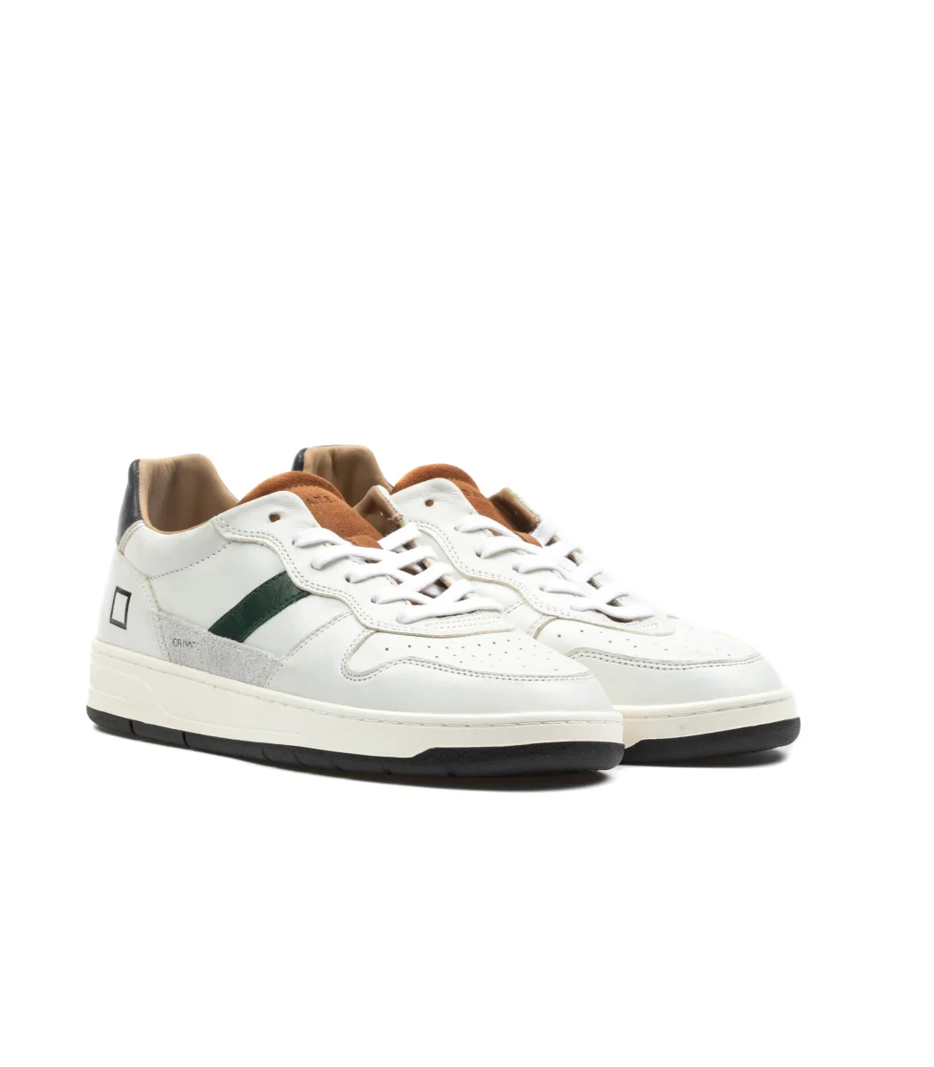 D.A.T.E. Court 2.0 Vintage White Cuoio - immagine 3