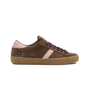 D.A.T.E. Hill Low Donna Suede Taupe Marrone