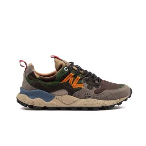 Flower Mountain Yamano 3 Suede Nylon Camo Dark Grey Anthracite Black Uomo