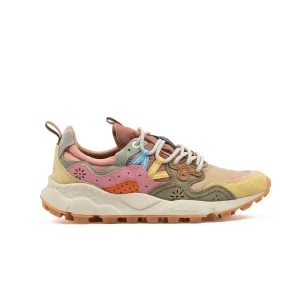 Flower Mountain Yamano 3 Suede Nylon Beige Marrone Donna