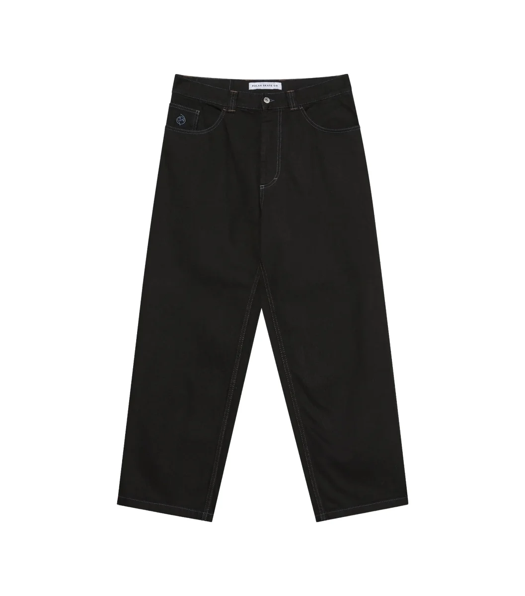 Polar Skate Co. Big Boy Jeans Black Blue Stitching