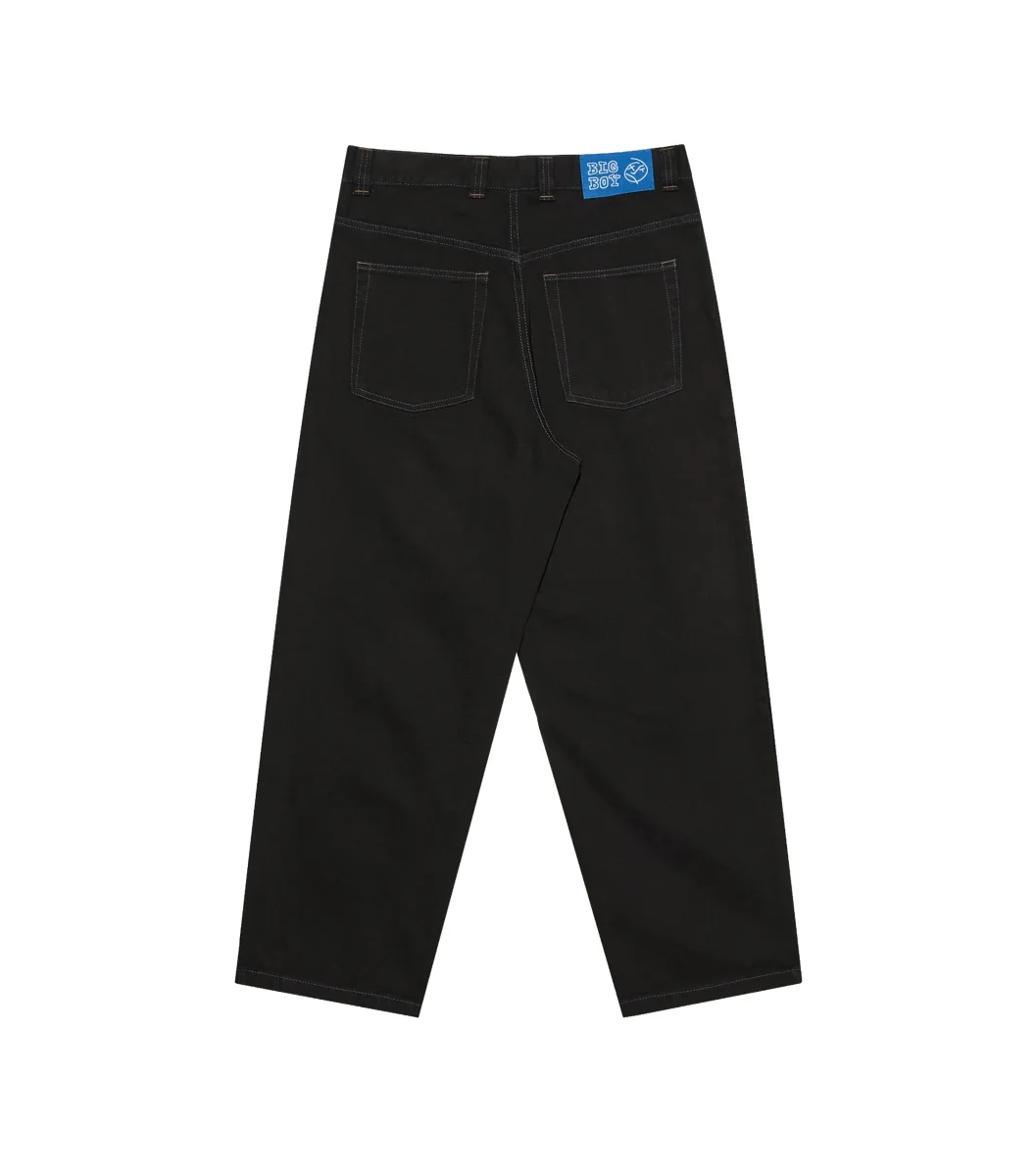 Polar Skate Co. Big Boy Jeans Black Blue Stitching - immagine 4