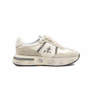 Premiata Cassie 7682 Pelle Latte Donna