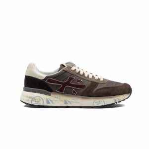 Premiata Mick 7714 Marrone Bordeau Nylon Pelle Uomo