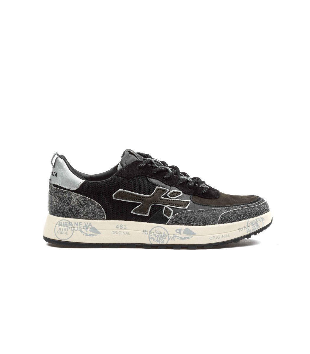 Premiata Nous 7723 Verdone Antracite Pelle Uomo