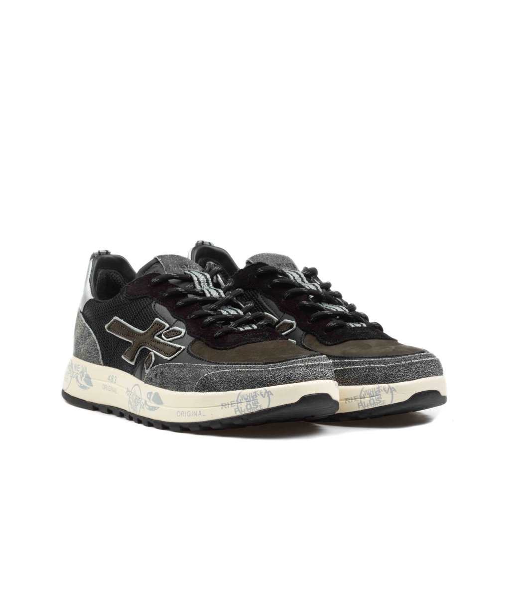 Premiata Nous 7723 Verdone Antracite Pelle Uomo - immagine 3