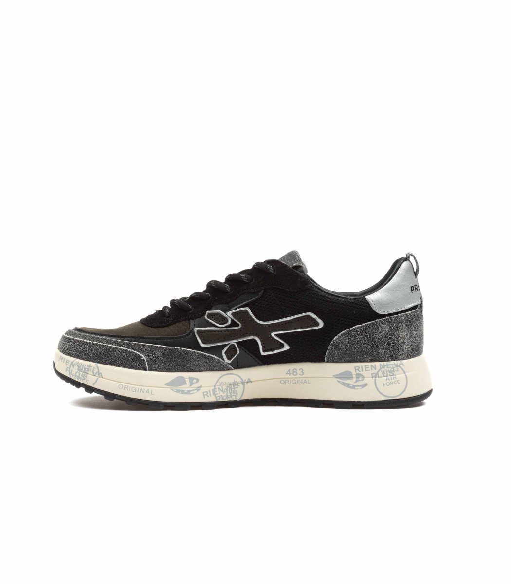 Premiata Nous 7723 Verdone Antracite Pelle Uomo - immagine 6