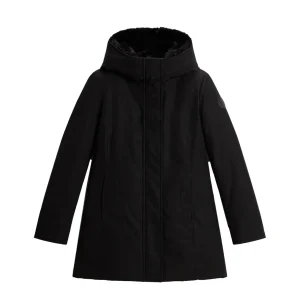 Woolrich Boulder Faux Fur Parka Nero Donna