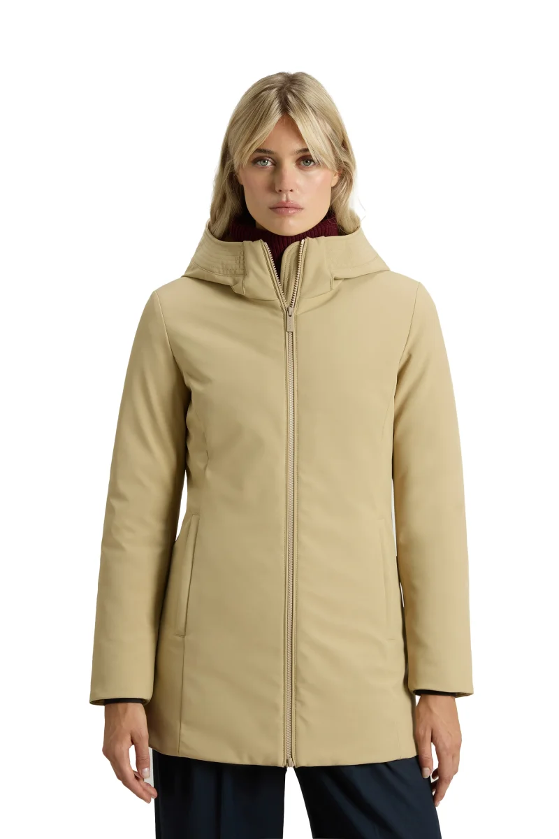 Woolrich New Firth Down Parka Latte Donna - immagine 3