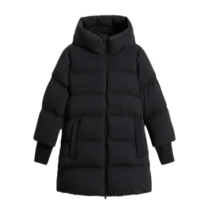 Woolrich Cloud Madison Coat Nero Donna