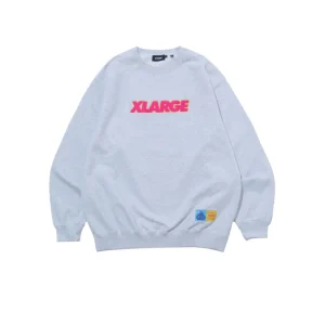 Xlarge Standard Logo Crewneck Sweatshirt Grigio