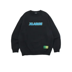 Xlarge Standard Logo Crewneck Sweatshirt Nero