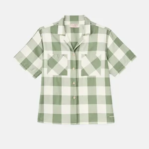 WOMEN’S SHORT SLEEVE TWILL CAMP SHIRT