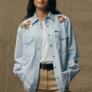 Women's Embroidered Western Shirt