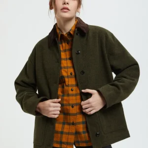 WOMEN'S MACKINAW WOOL BARN COAT