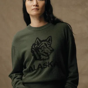 WOMEN’S GRAPHIC WOOL SWEATER