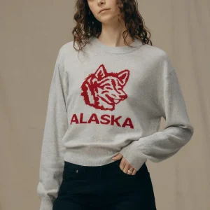 WOMEN’S GRAPHIC WOOL SWEATER