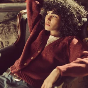 WOMEN'S RUSTIC COTTON CARDIGAN