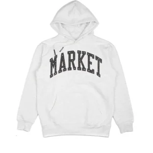 Market Arc Puff Hoodie Grigio Uomo