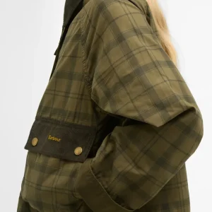 Giacca casual Beadnell in tartan con taglio crop