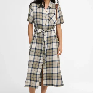 Abito midi in tartan Fern