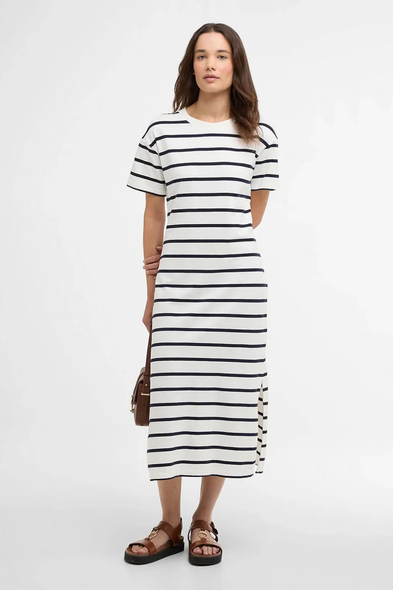 Abito midi Selena con motivo a righe - immagine 3