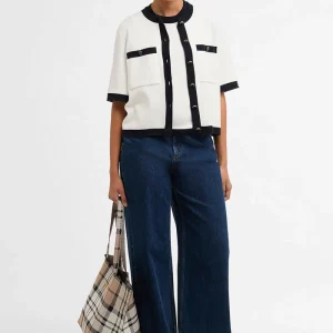 Cardigan Sloane a maniche corte