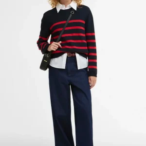 Maglione girocollo Fern con motivo a righe