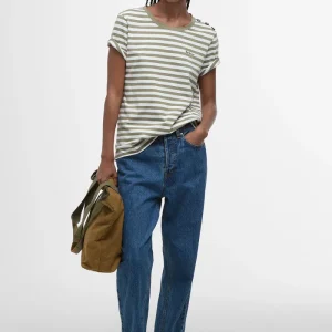 T-shirt Ferryside con motivo a righe