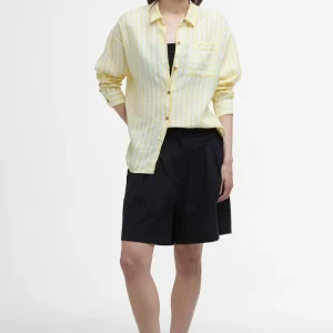 Camicia di lino Annie con motivo a righe