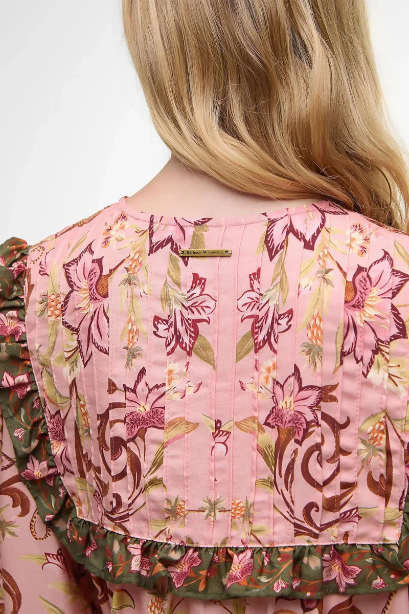 Blusa a maniche lunghe Cami Barbour x FARM Rio - immagine 6