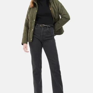 Jeans a gamba dritta e vita media Burne