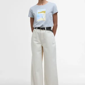 T-shirt con stampa Merseyside Barbour