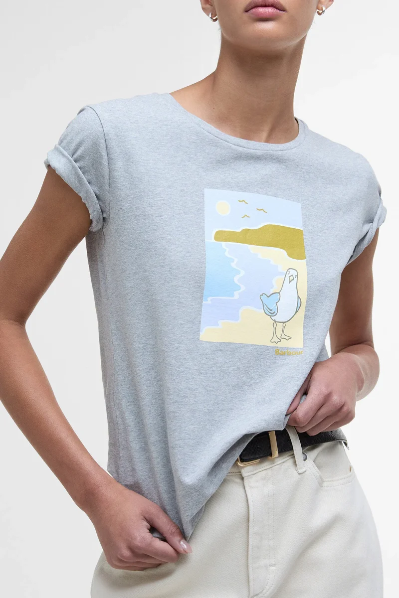 T-shirt con stampa Merseyside Barbour - immagine 3