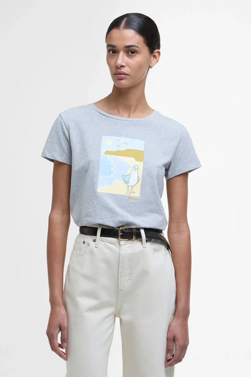 T-shirt con stampa Merseyside Barbour - immagine 4