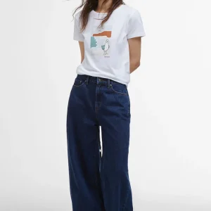 T-shirt con stampa Merseyside Barbour