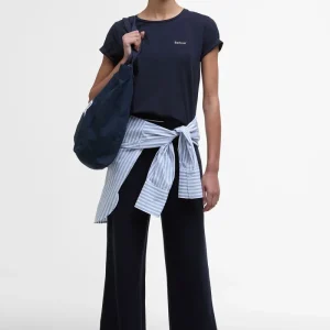 T-shirt con logo Saltford Barbour