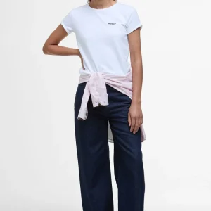 T-shirt con logo Saltford Barbour