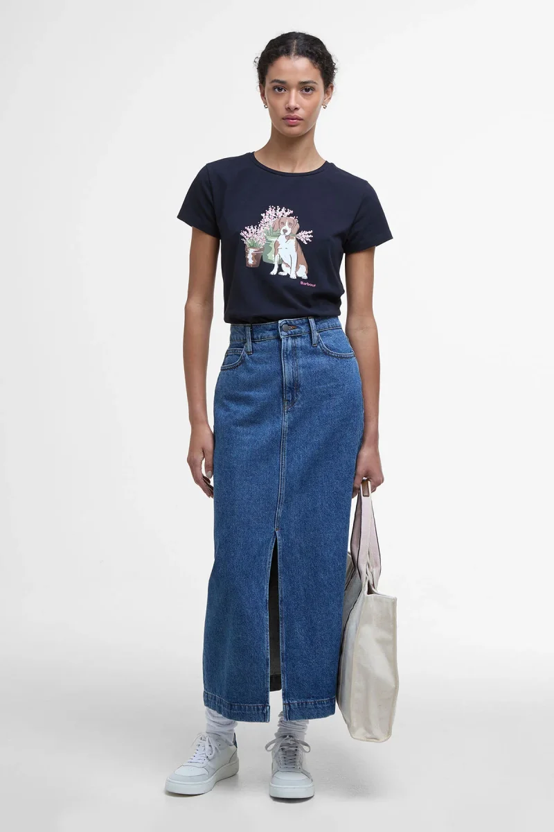 T-shirt con stampa Bowland Barbour - immagine 2