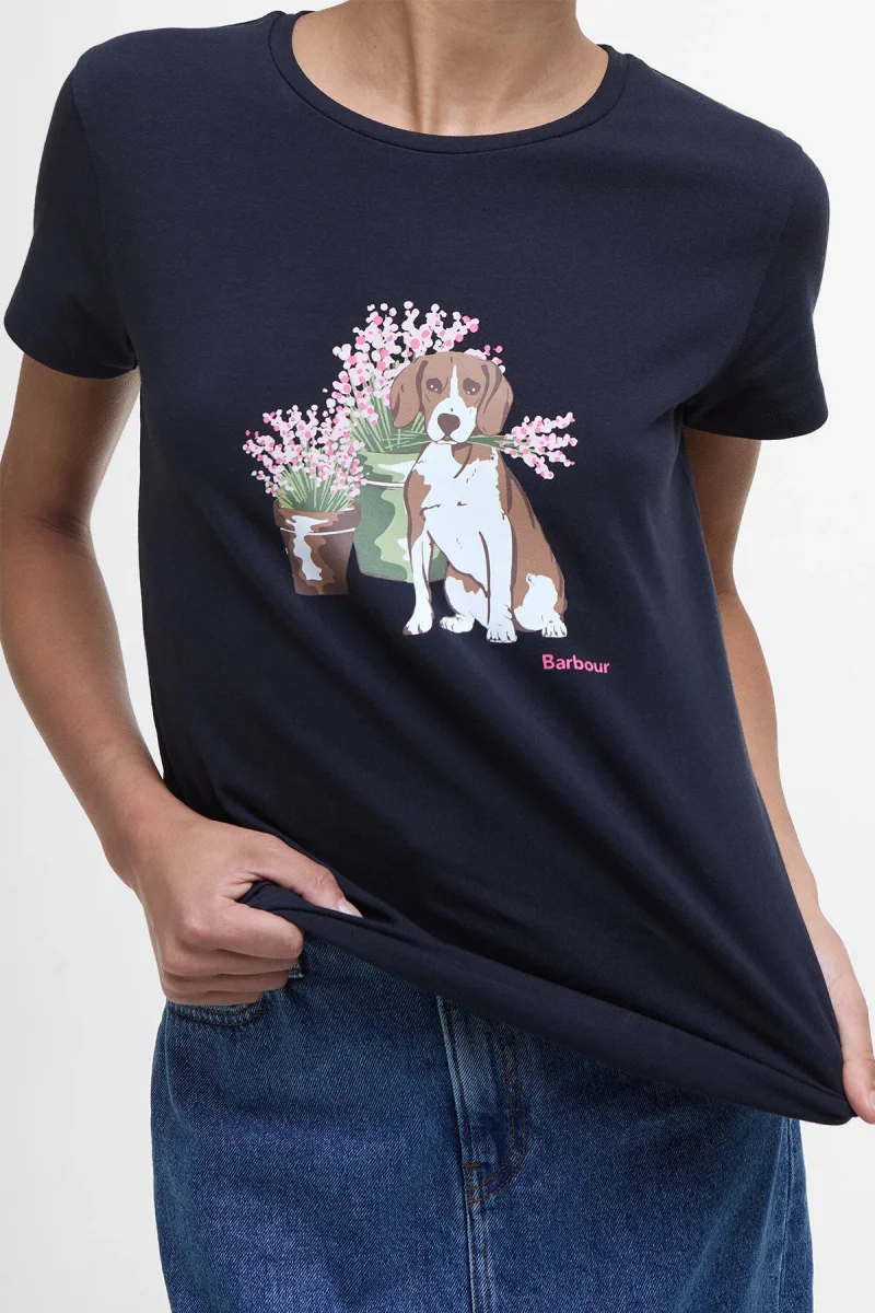 T-shirt con stampa Bowland Barbour - immagine 6