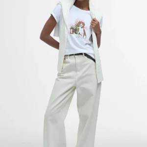 T-shirt con stampa Bowland Barbour