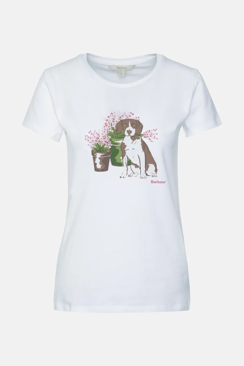 T-shirt con stampa Bowland Barbour - immagine 6