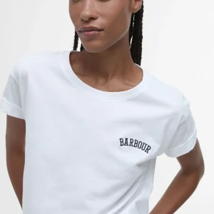 T-shirt con logo Kenmore Barbour