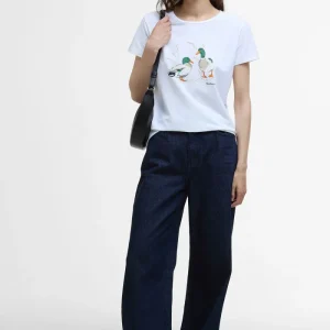 T-shirt con stampa Penfor Barbour