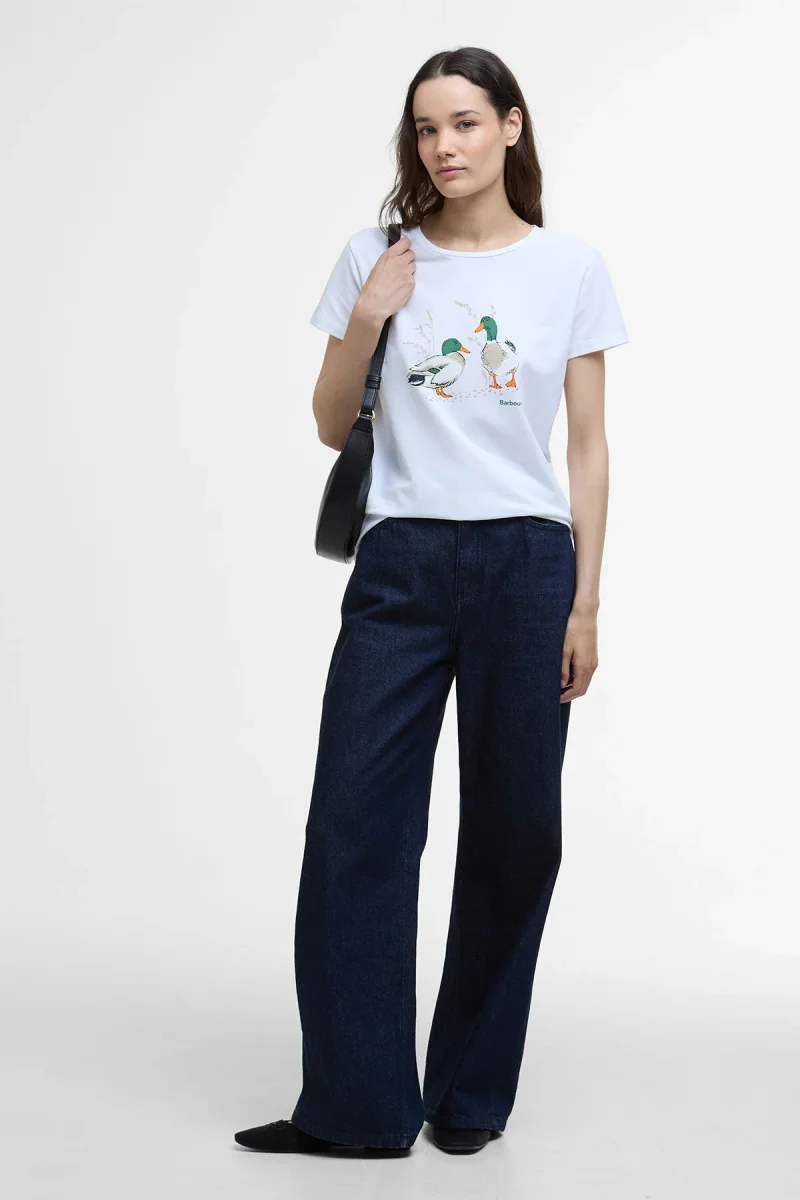 T-shirt con stampa Penfor Barbour